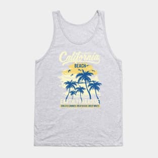 California Beach Earthly Paradise Seal Beach Tank Top